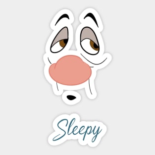 Sleepy Dwarf Sticker